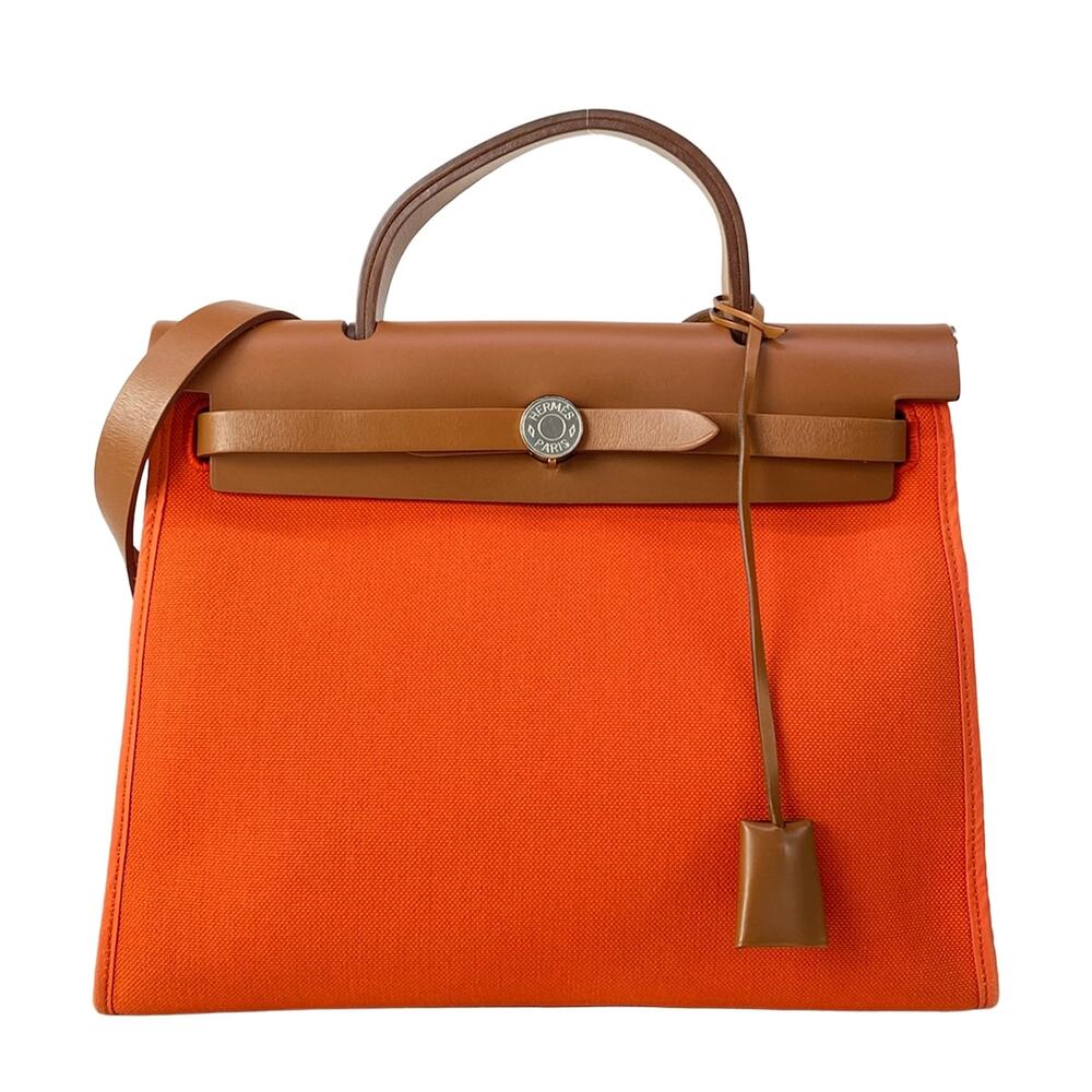 Hermès Yell Bag Zip 31 / Yell Bag Zip PM Handbag Orange Brown